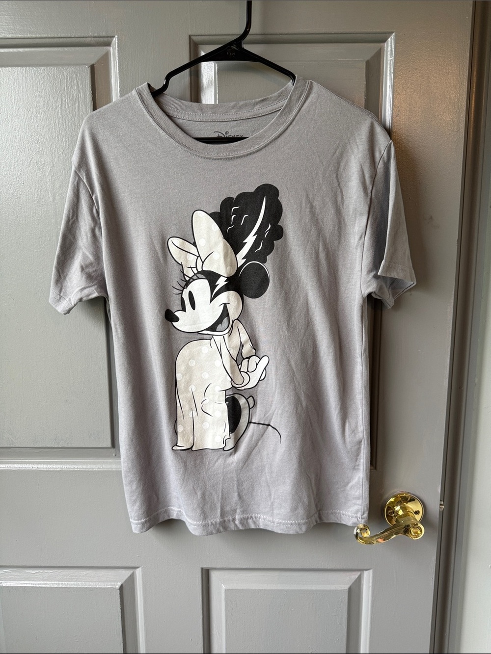 Disney Gray Minnie Mouse Graphic Tee